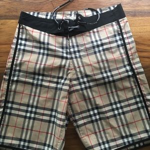 Mens Burberry board shorts